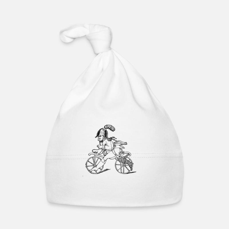Napoleon Bike Ride - Bonnet bio Bébé - blanc