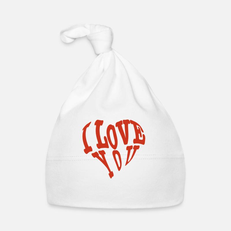 Je t'aime Bonnet bio Bébé
