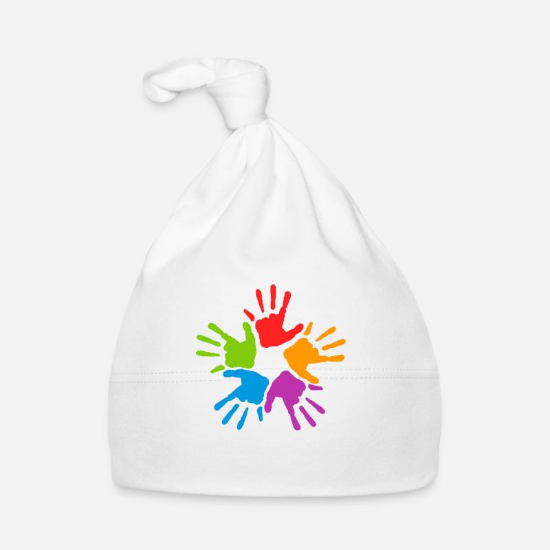 handprints Organic Baby Cap
