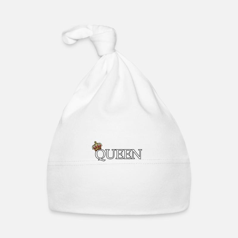 reine - Bonnet bio Bébé - blanc