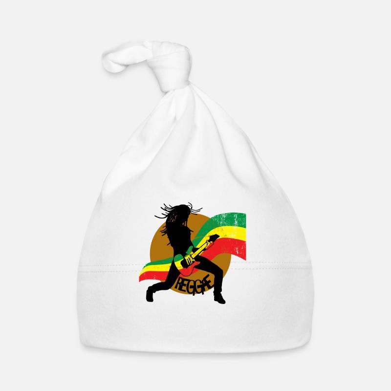 Reggae - Baby Bio-Mütze - Weiß