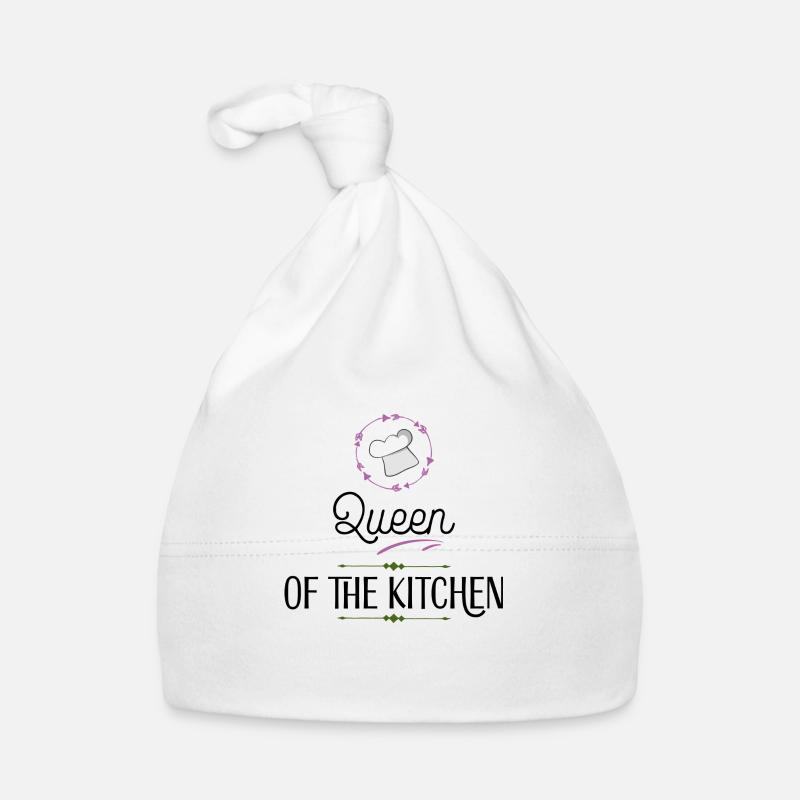 Kochen - Baby Bio-Mütze - Weiß