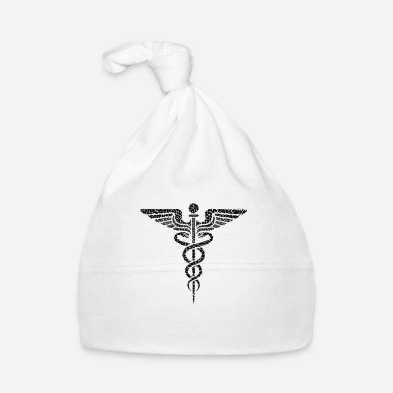 Äskulapstab Geschenkidee Baby Bio-Mütze