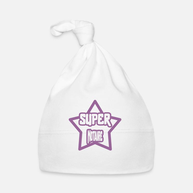Super Notaire cadeau Bonnet bio Bébé