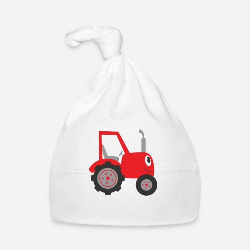 Comic Traktor - ideal für Kinder Shirts Baby Bio-Mütze