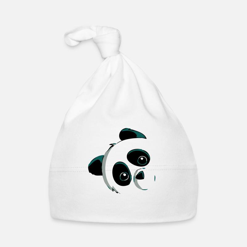 Tête de panda Bonnet bio Bébé