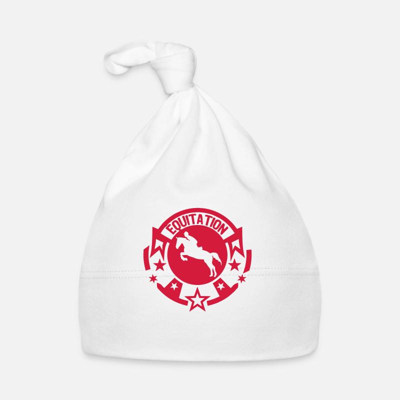 equitation tampon logo35 cavalier1 cheva Bonnet bio Bébé