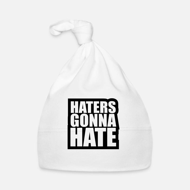 frame contour cool haters going to hate logo sign Organic Baby Cap