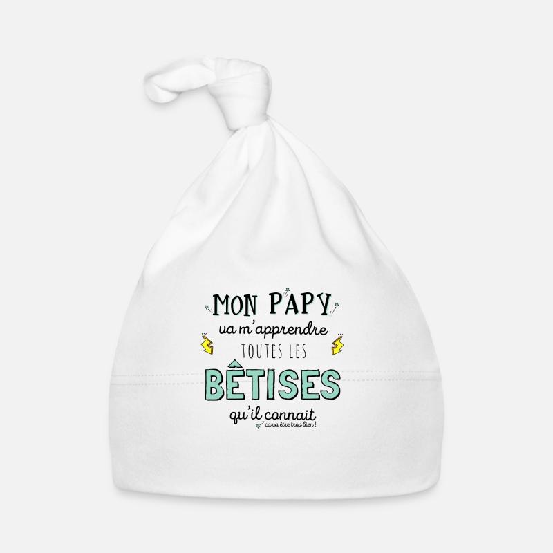 Bêtise papy Bonnet bio Bébé