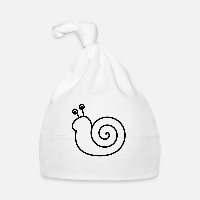 Funny snail Organic Baby Cap