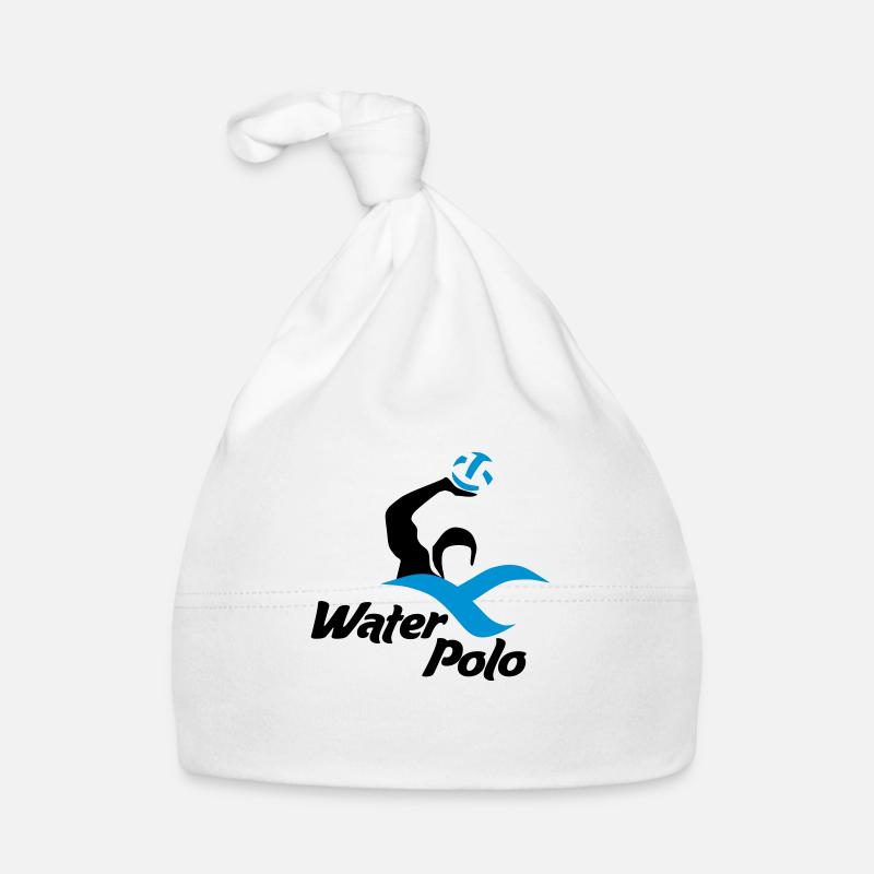 water-polo - Bonnet bio Bébé - blanc