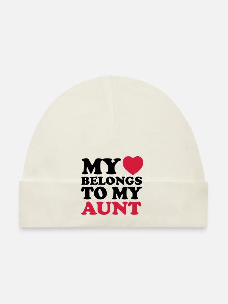 MHBTM aunt - Baby Bio-Mütze - Weiß - Vorne