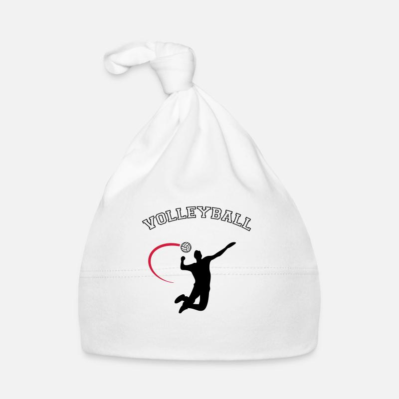 volleyball - Organic Baby Cap - white