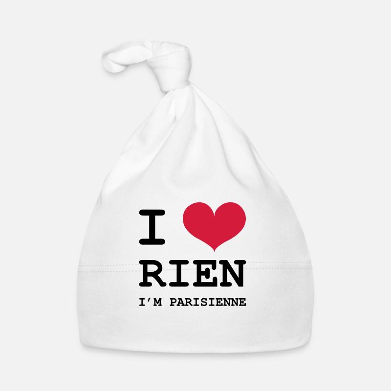 I Love Rien I'm Parisienne Bonnet bio Bébé