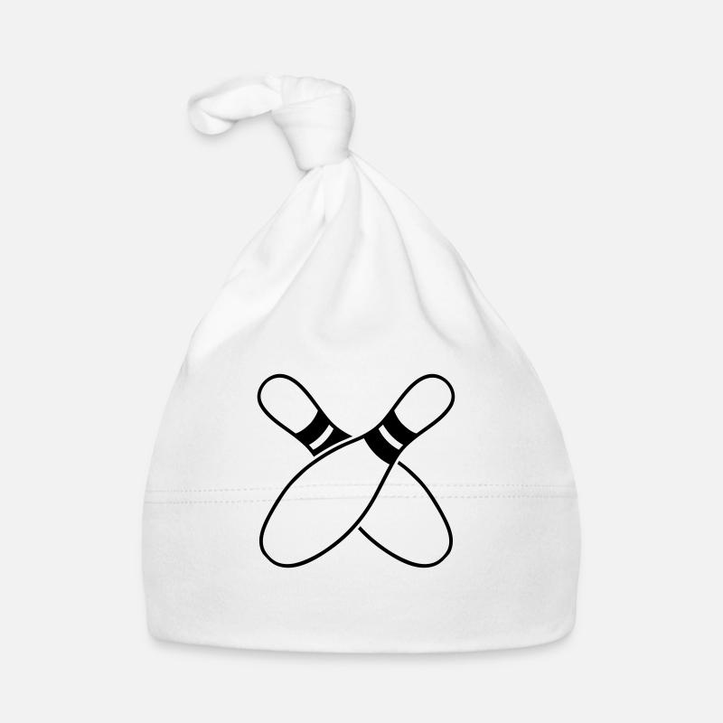 2 Bowling Pins Babyhue af økologisk bomuld