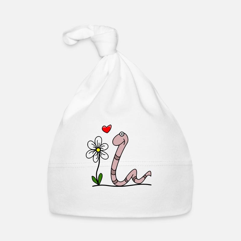 Ver avec fleur Bonnet bio Bébé