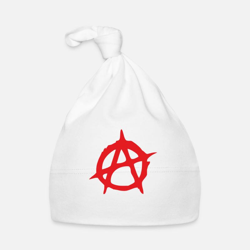 Anarchy Red Organic Baby Cap