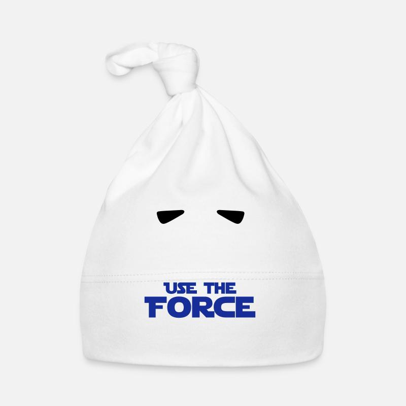 STAR WARS - USE LA FORCE - Bonnet bio Bébé - blanc