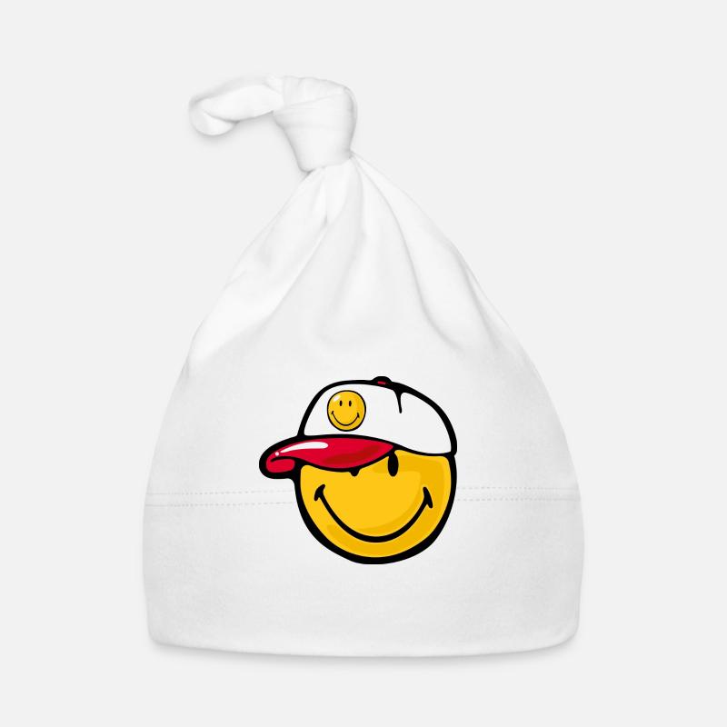 Smiley Baseball Pitcher Baby Bio-Mütze