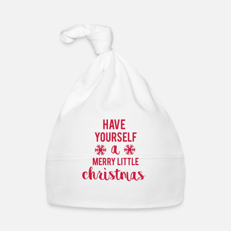 Merry Little Christmas Baby Bio-Mütze