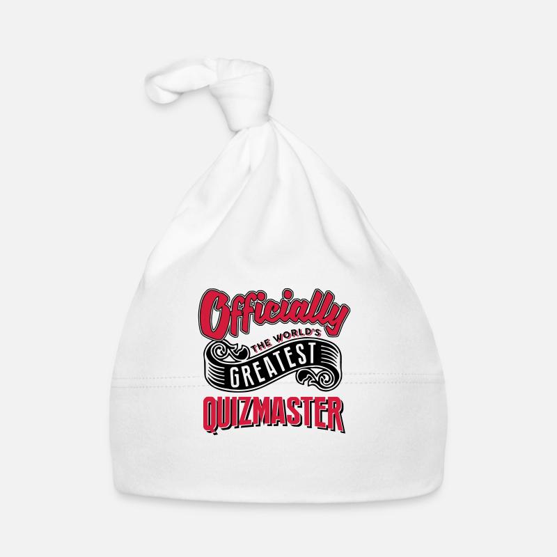 Officially greatest quizmaster worlds Organic Baby Cap