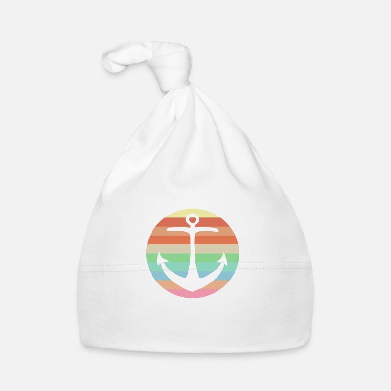 Ancre colorée Bonnet bio Bébé