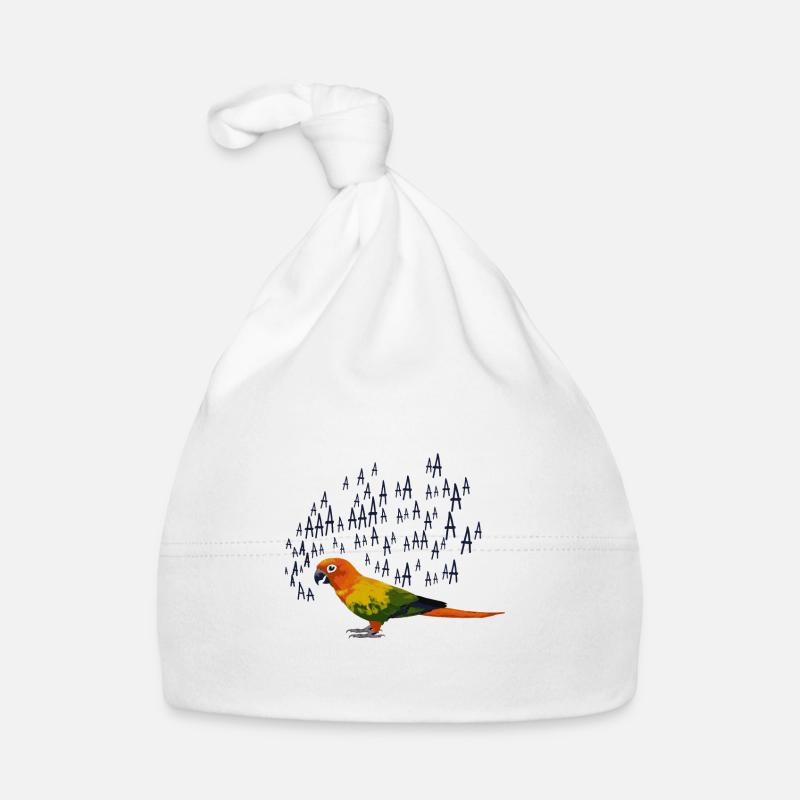 Oiseau tropical perroquet Bonnet bio Bébé