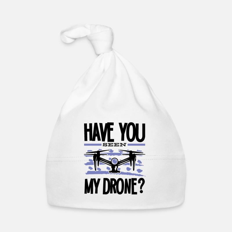 Avez-vous vu mon drone - conception de drone Bonnet bio Bébé