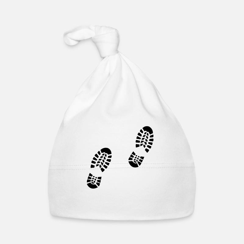 shoes footprints Organic Baby Cap