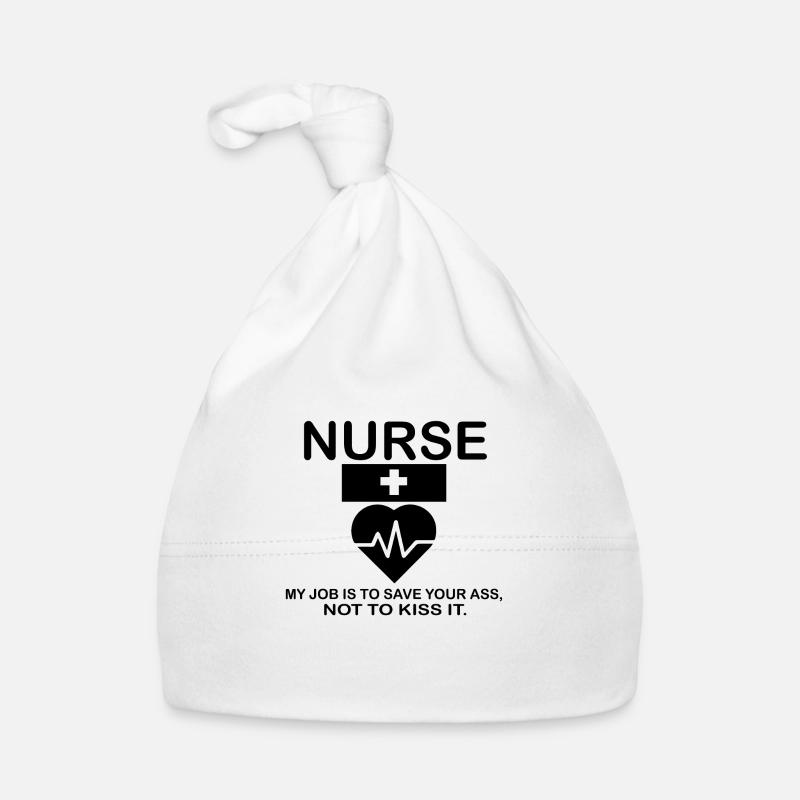 Nurse - Bonnet bio Bébé - blanc