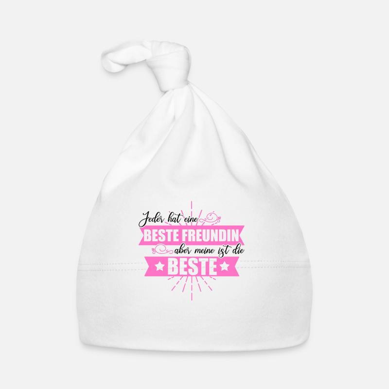 Partnerlook Beste Freundinnen Baby Bio-Mütze