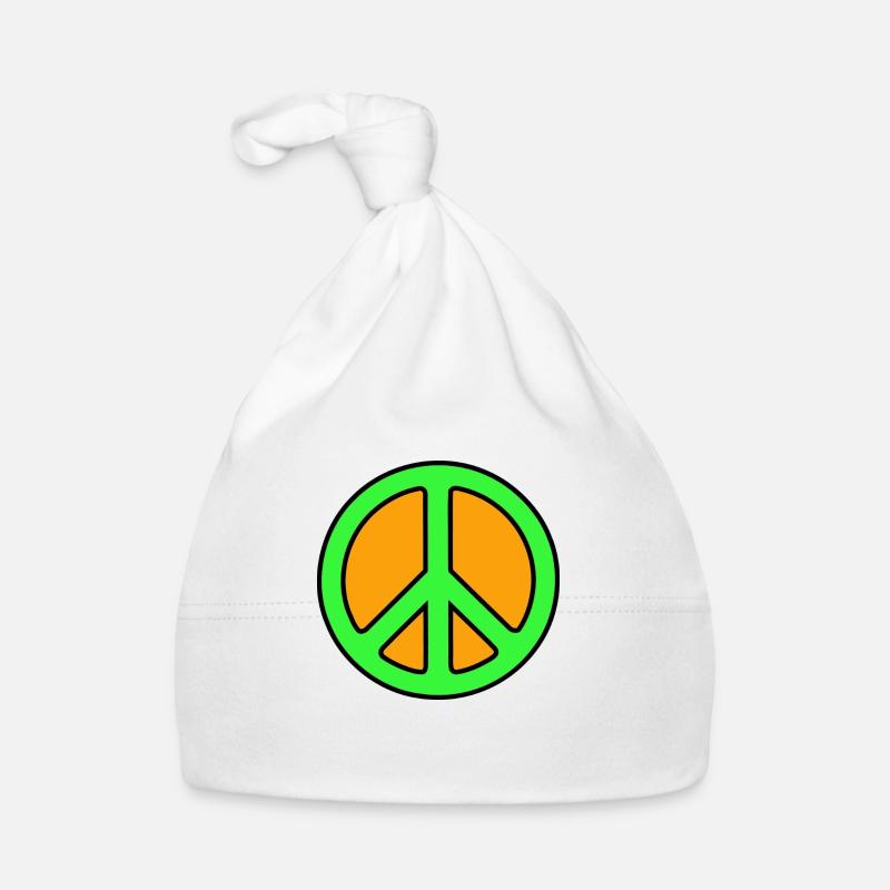 Peace Baby Bio-Mütze