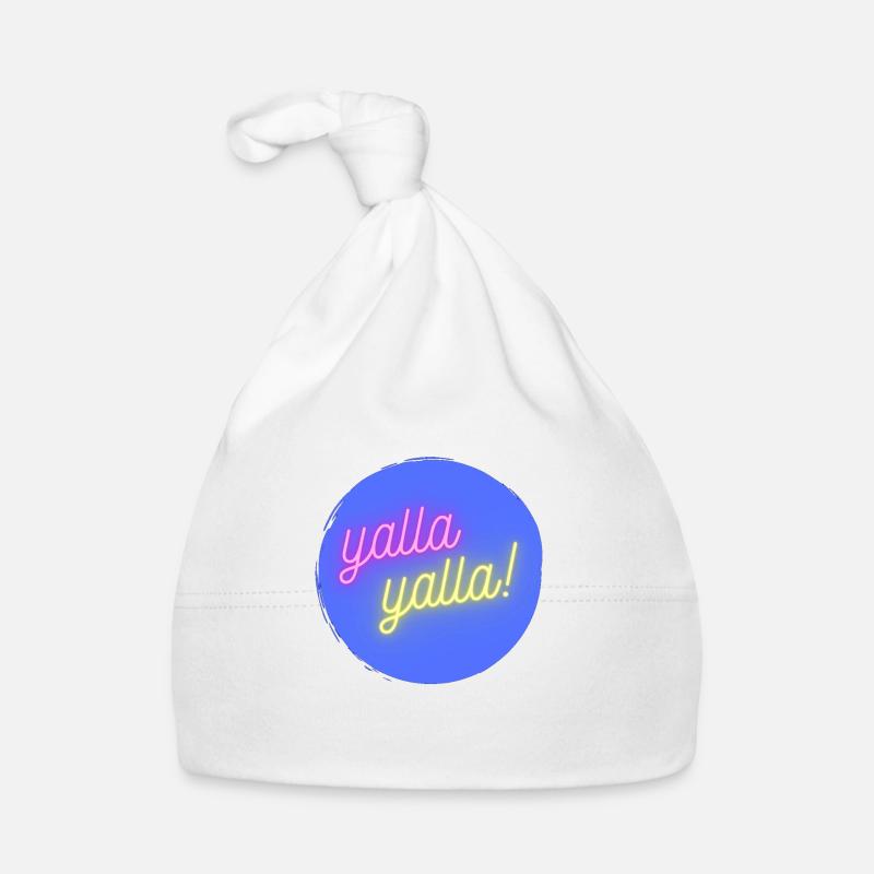 Yalla, Arabisch T-Shirt Baby Bio-Mütze