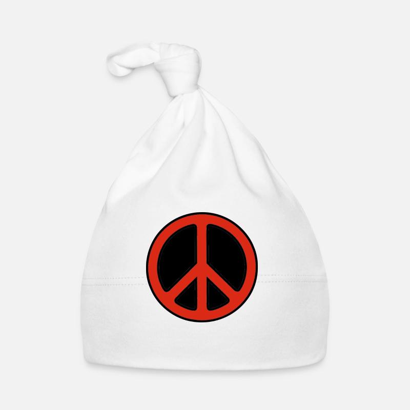 Peace rouge Bonnet bio Bébé
