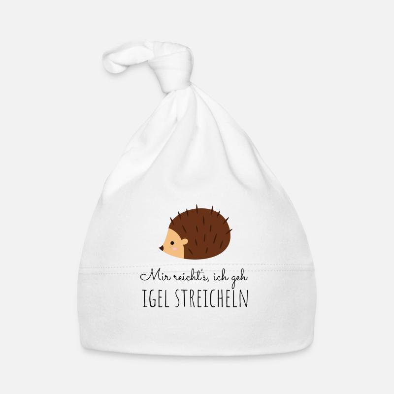 Igel streicheln Baby Bio-Mütze