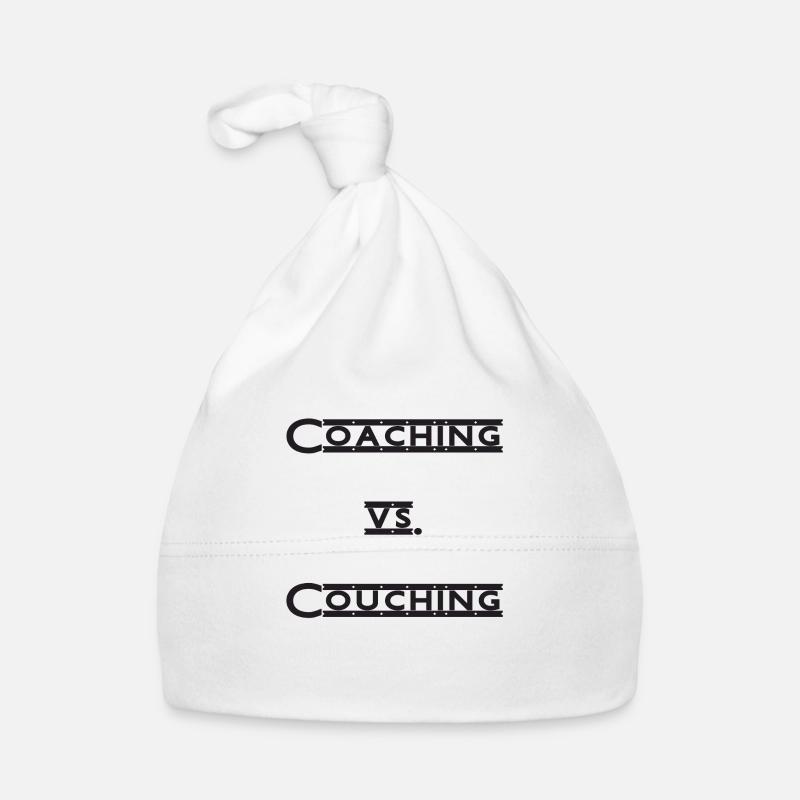 coaching vs. couching Organic Baby Cap
