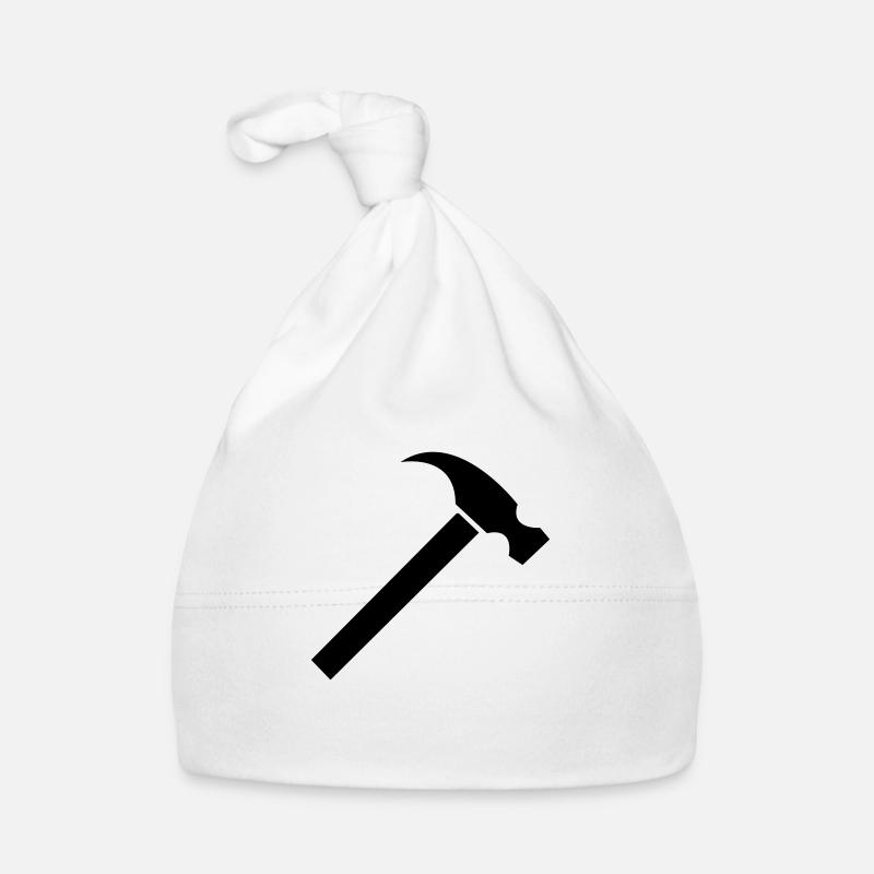 hammer - Baby Bio-Mütze - Weiß