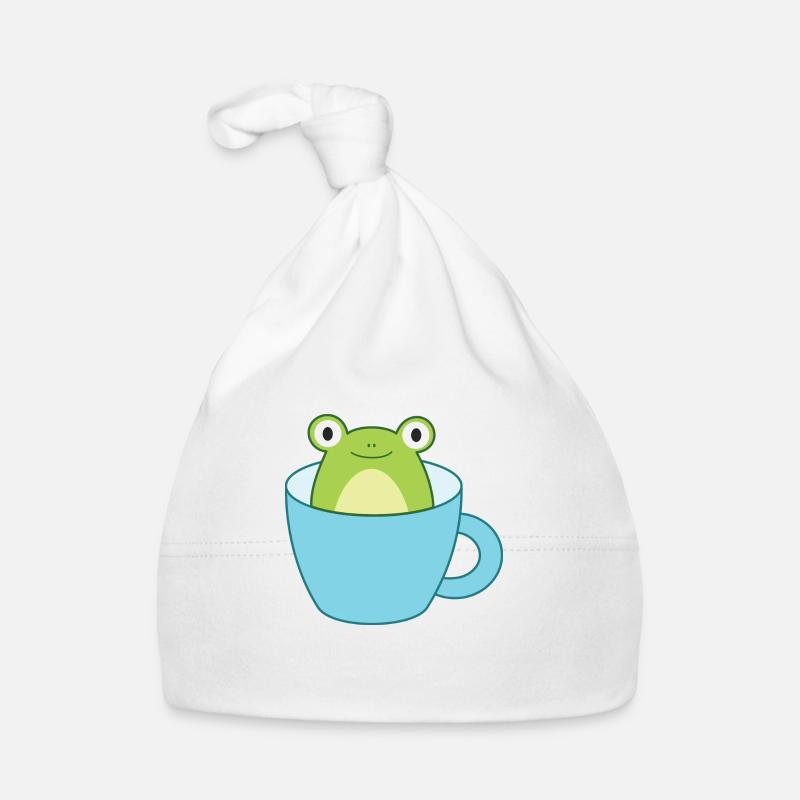 Frog in the cup Organic Baby Cap