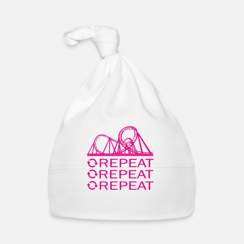 Rollercoaster Roller Coaster Organic Baby Cap