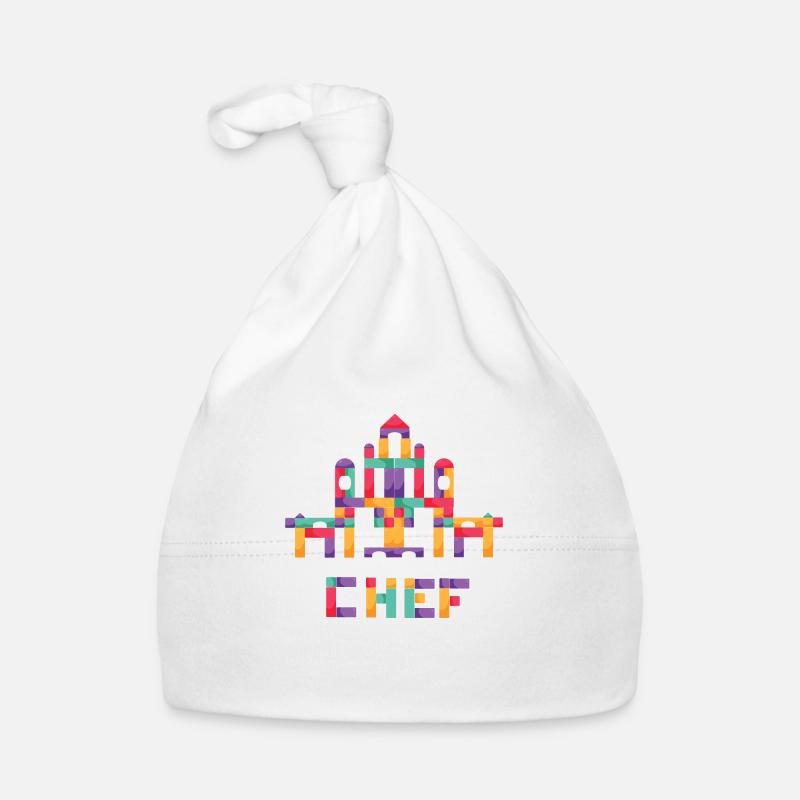 Chef Bauherr der Bauklötze Baby Bio-Mütze