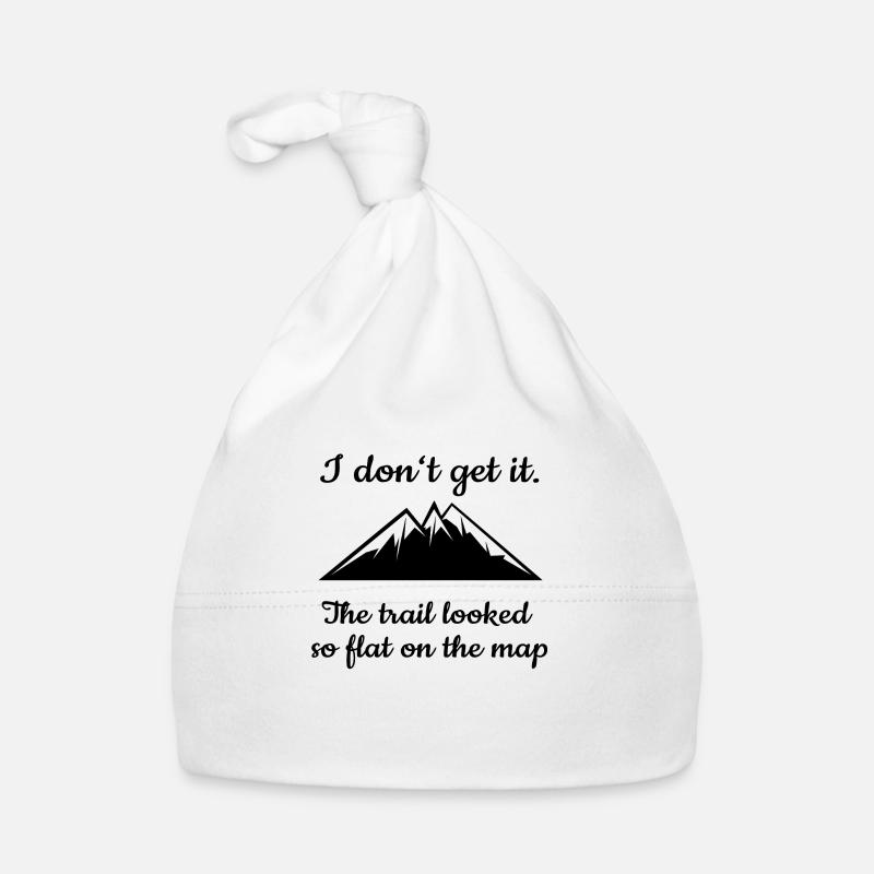 Wanderer Bergsteiger Geschenkidee Lustiger Spruch Baby Bio-Mütze