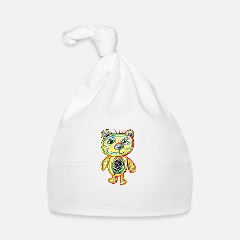 Teddy Bear Bear Organic Baby Cap
