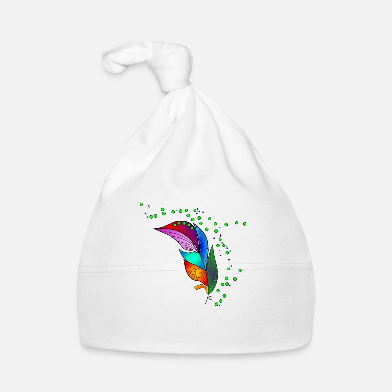 Feder Baby Bio-Mütze