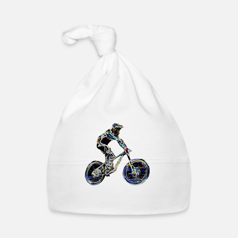 Mountainbiken bergab Baby Bio-Mütze