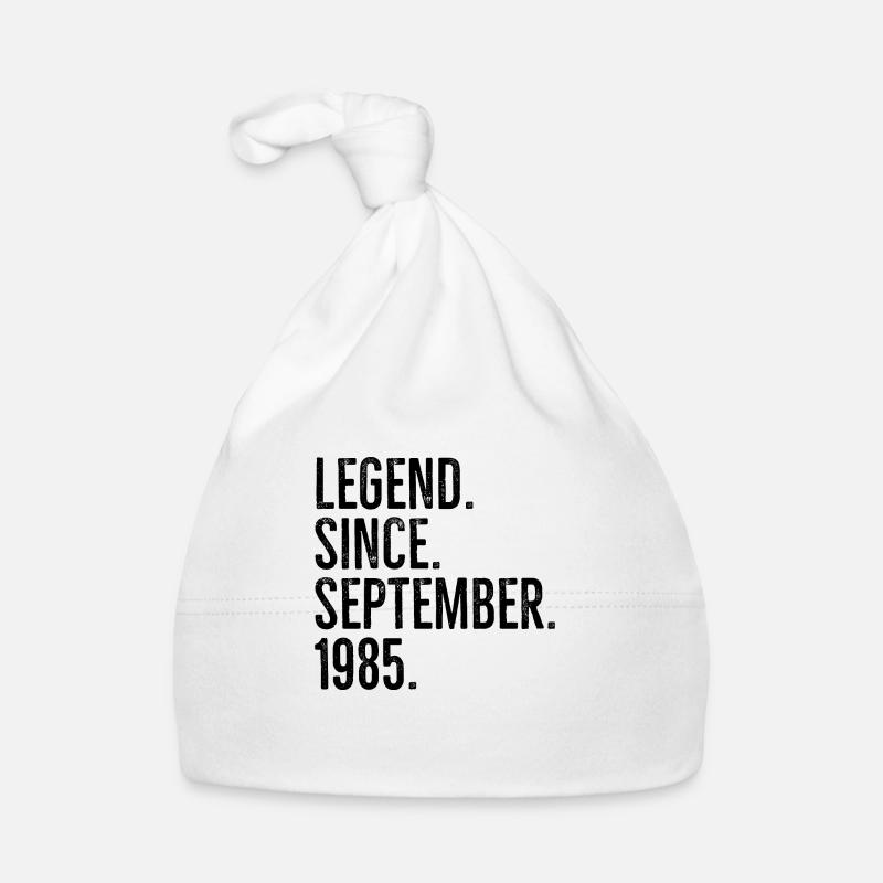 Legend Since September 1985 Organic Baby Cap