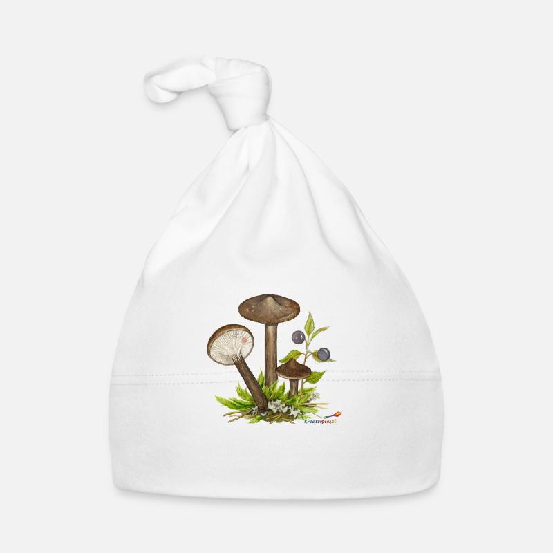 Mohrenkopf (Lactarius lignyotus), ein Speisepilz Baby Bio-Mütze