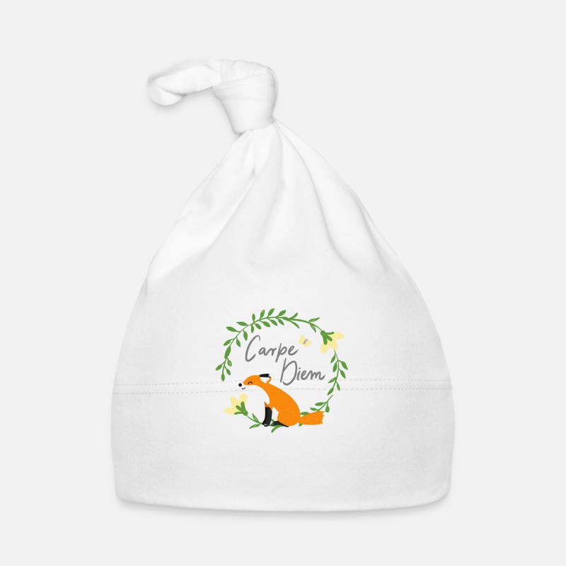 Carpe Diem Organic Baby Cap