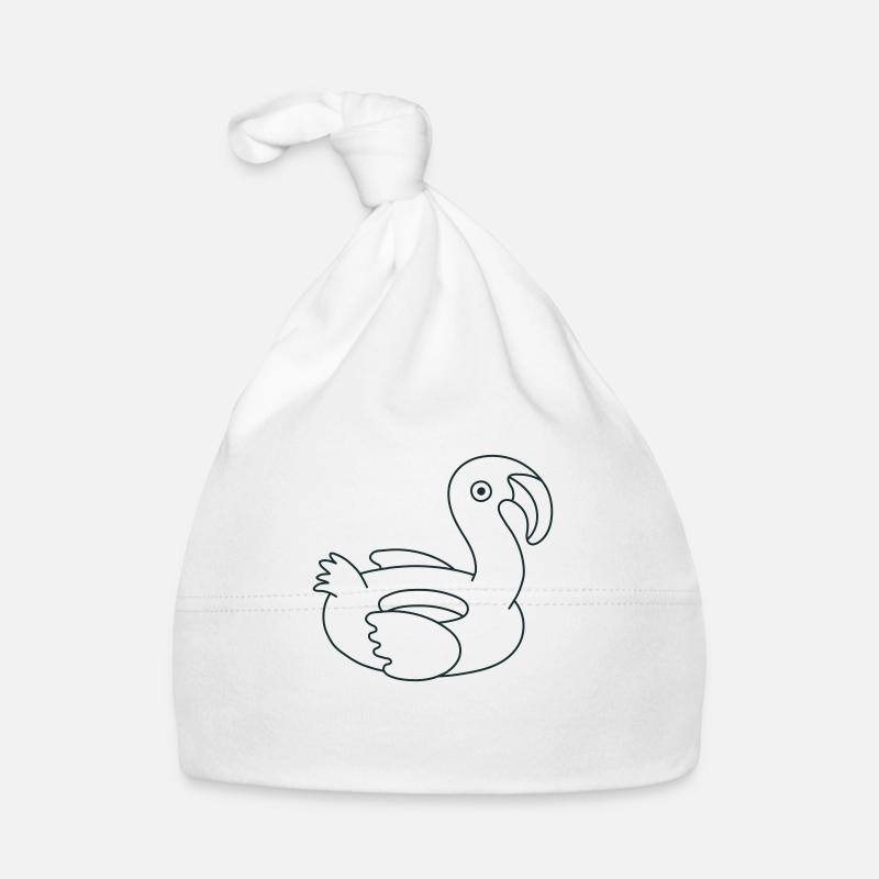 cercle de piscine flamant rose Bonnet bio Bébé