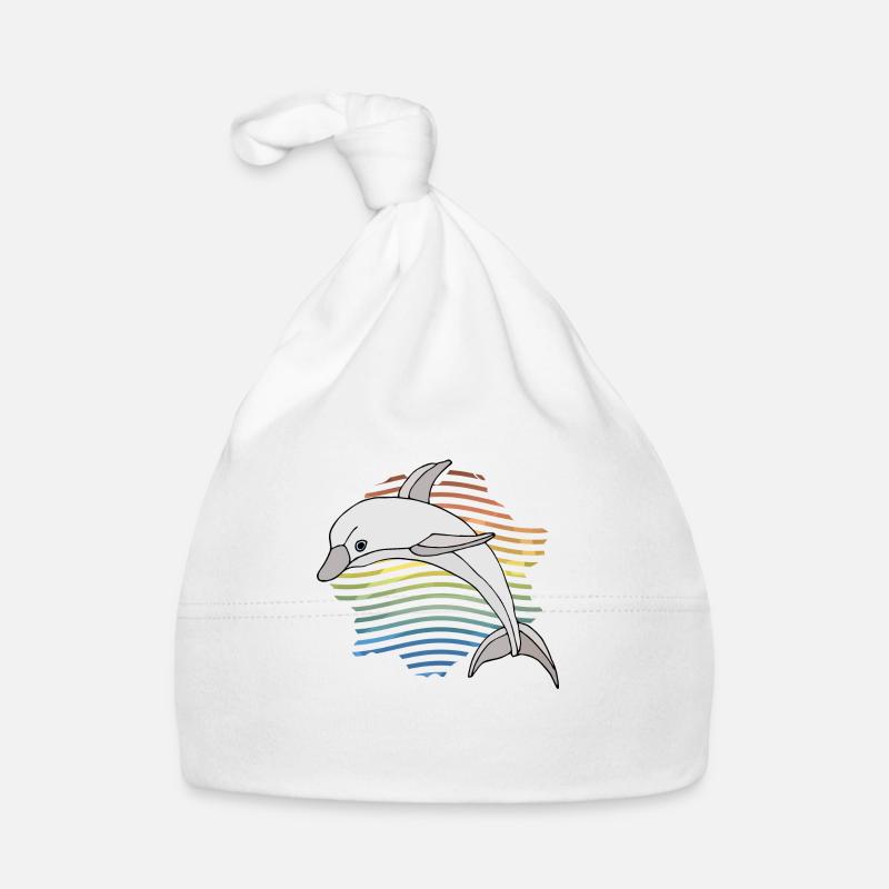 Delfin Baby Bio-Mütze