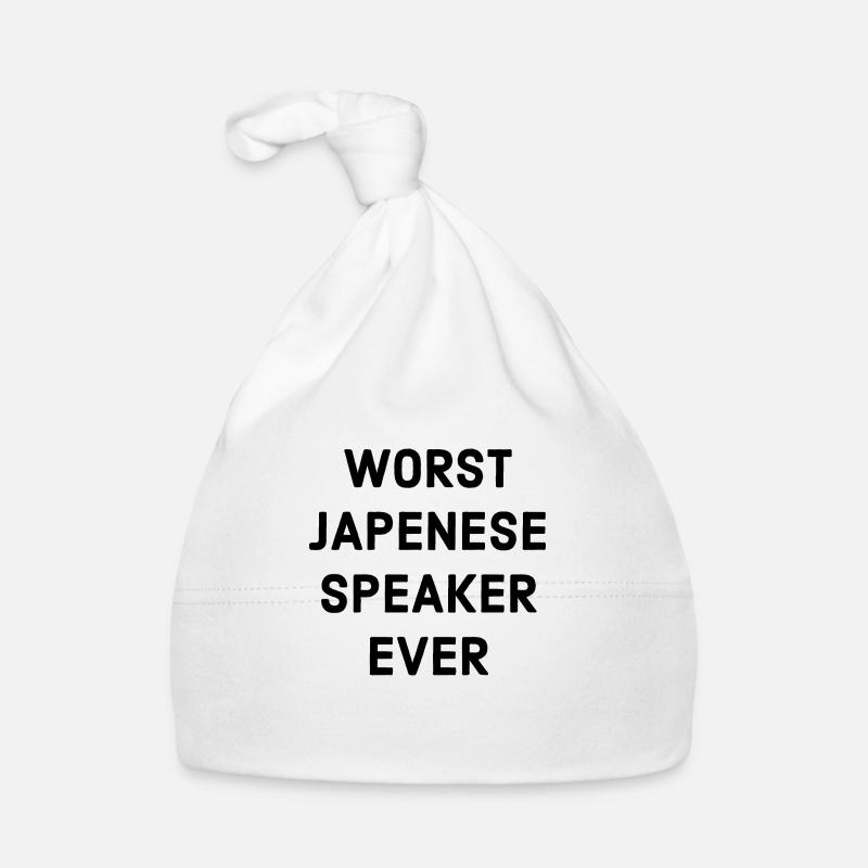 Poor Japanese Speaking Saying Organic Baby Cap